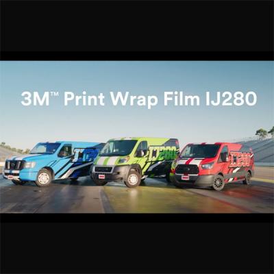 Nieuwe topper van 3M - Printbare Wrap Film IJ280 + laminaat