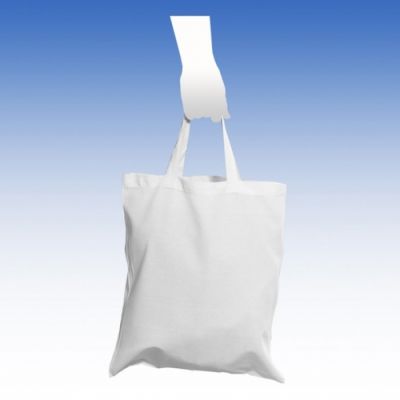 SUBLI Shopping Bag - white formaat 35,5 x 41 cm.