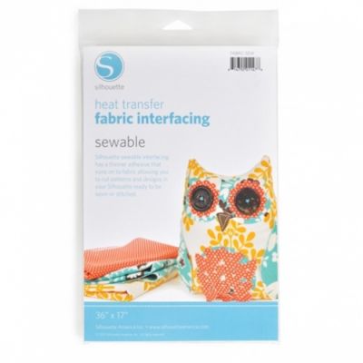 Silhouette Fabric Interfacing Sewable - formaat 43,2 x 91,4 cm.