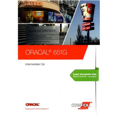 ColorCard Oracal 651-G